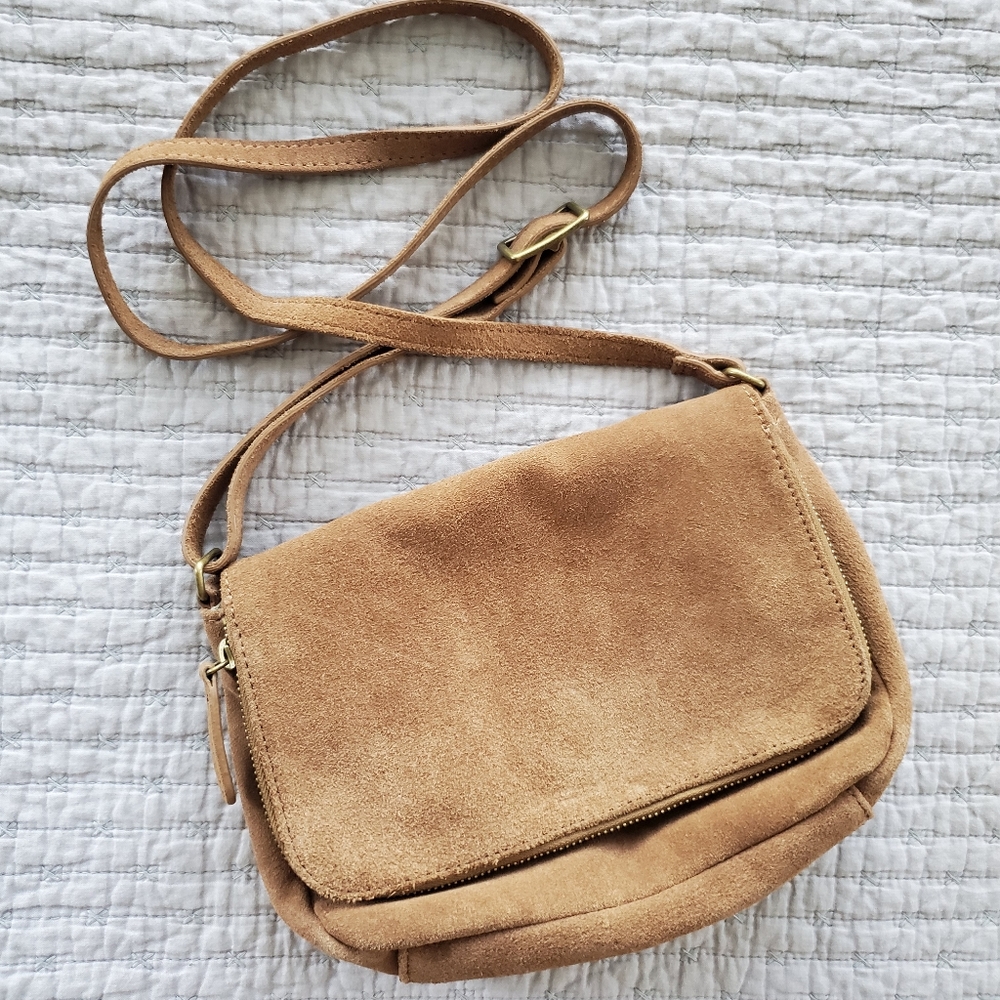 Margot Brown Leather Crossbody Purse